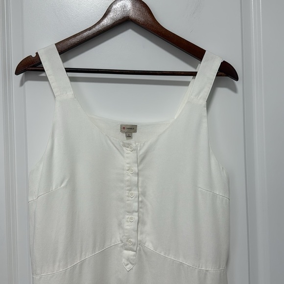 Cremieux Women’s white Sleeveless Dress Bottom Flare Size 8 - Picture 3 of 8